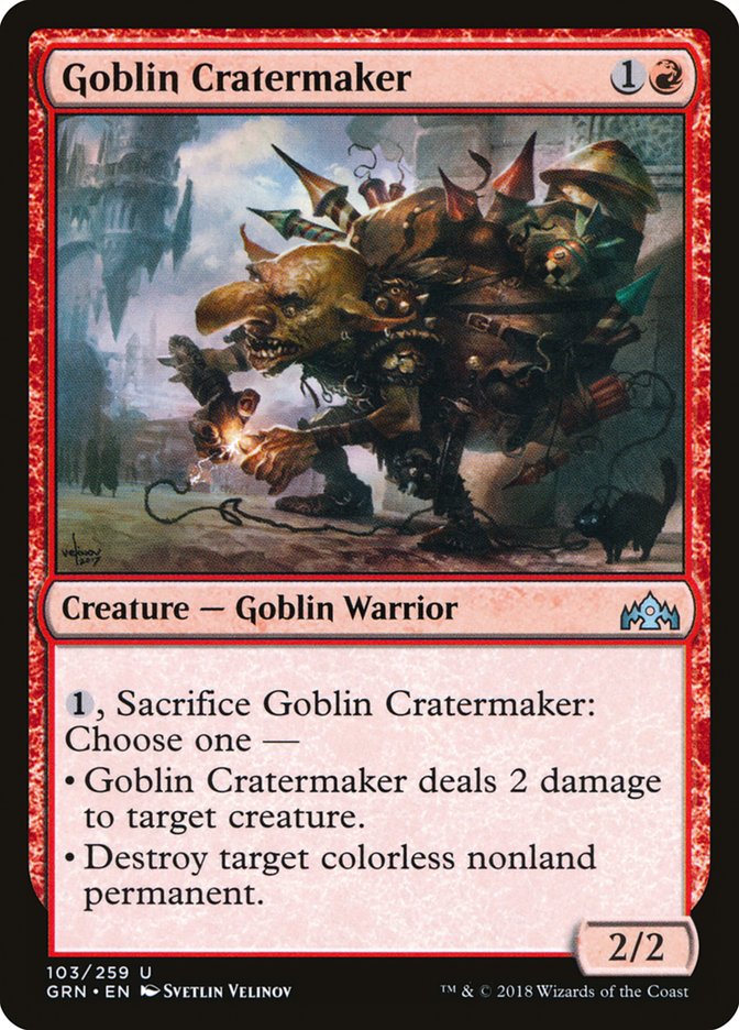 Goblin Cratermaker [Guilds of Ravnica] | GrognardGamesBatavia