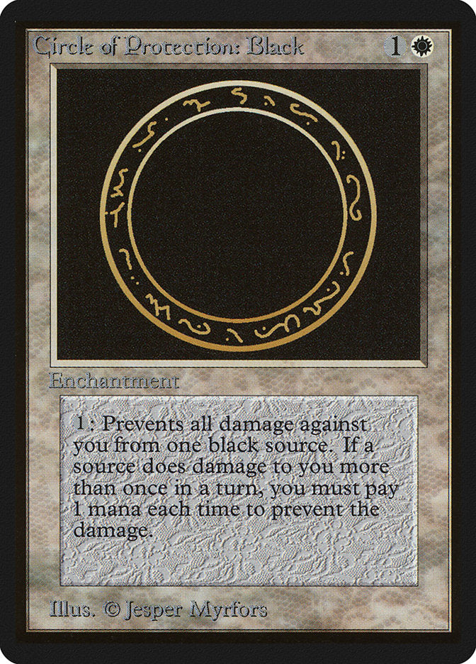 Circle of Protection: Black [Beta Edition] | GrognardGamesBatavia