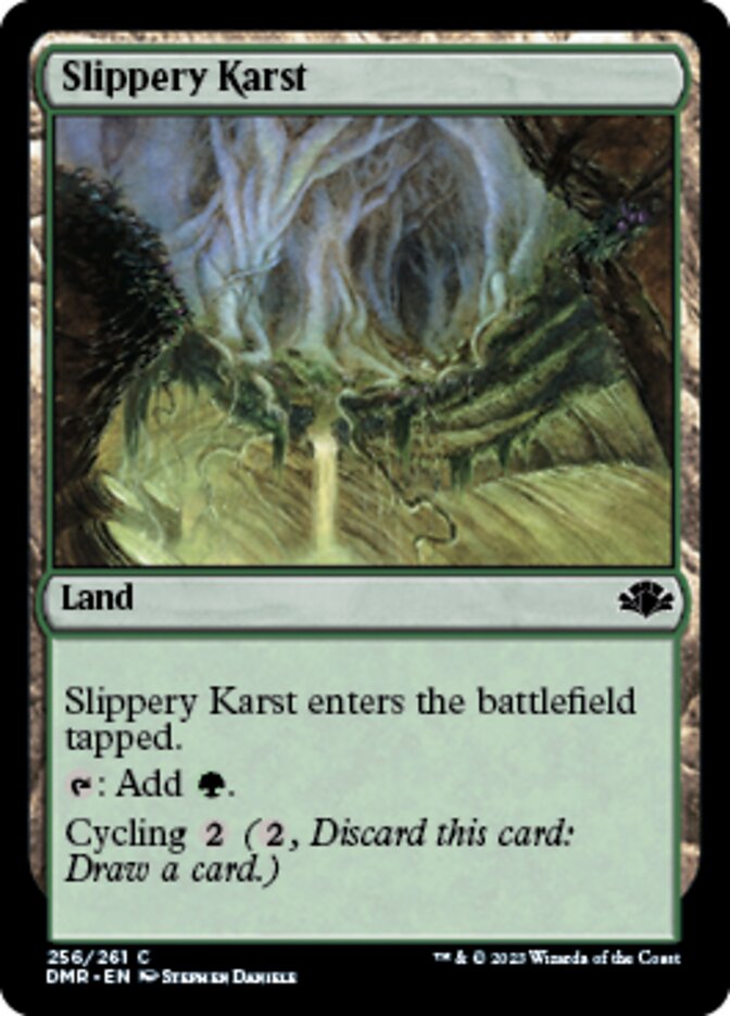 Slippery Karst [Dominaria Remastered] | GrognardGamesBatavia