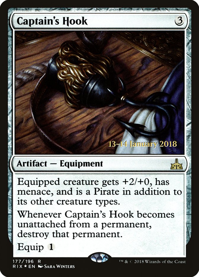 Captain's Hook [Rivals of Ixalan Prerelease Promos] | GrognardGamesBatavia