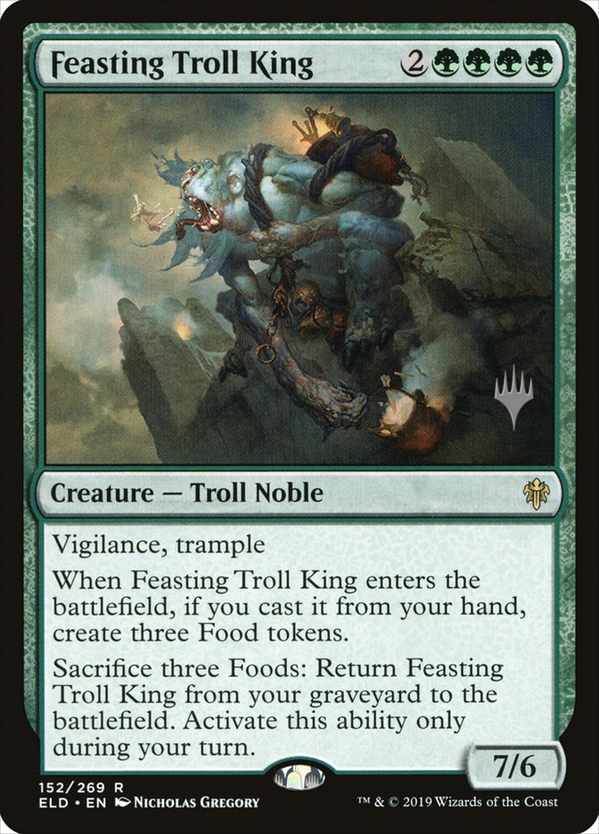 Feasting Troll King (Promo Pack) [Throne of Eldraine Promos] | GrognardGamesBatavia