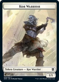 Kor Warrior // Plant Double-Sided Token [Zendikar Rising Tokens] | GrognardGamesBatavia