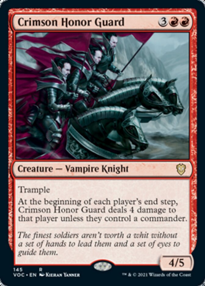 Crimson Honor Guard [Innistrad: Crimson Vow Commander] | GrognardGamesBatavia