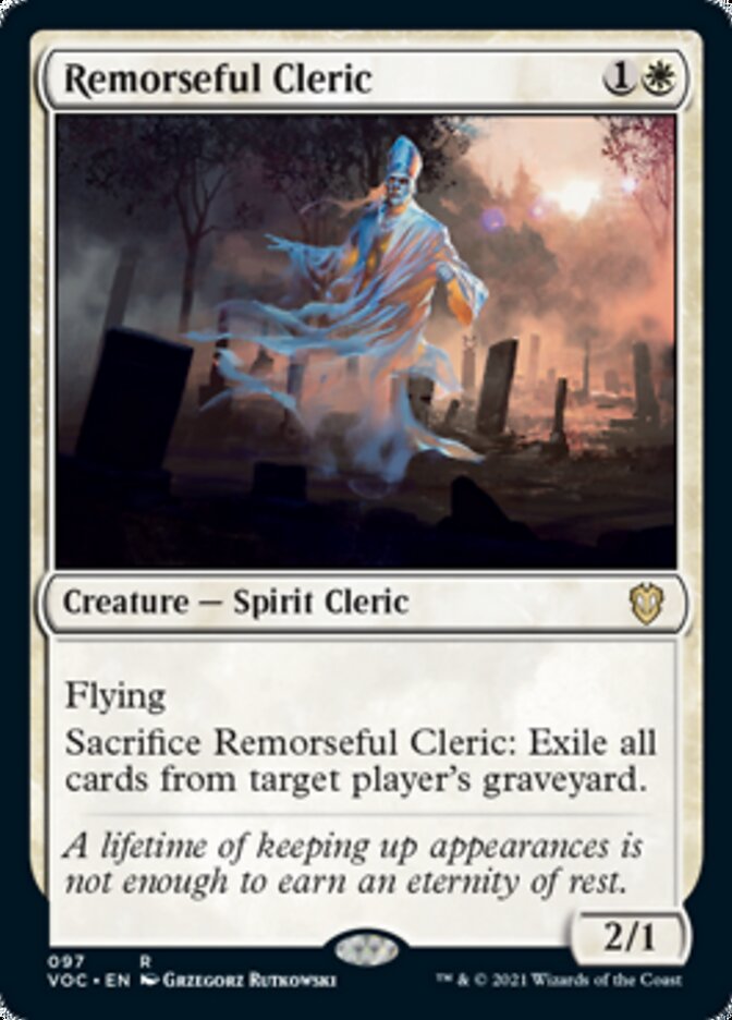 Remorseful Cleric [Innistrad: Crimson Vow Commander] | GrognardGamesBatavia