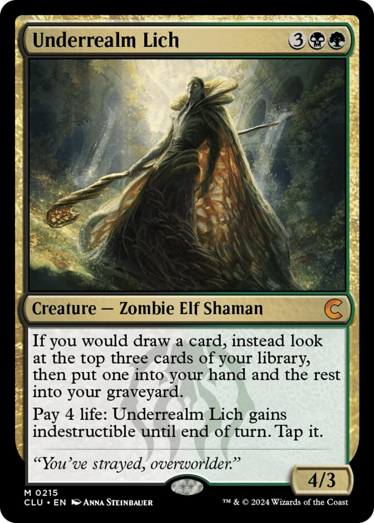 Underrealm Lich [Ravnica: Clue Edition] | GrognardGamesBatavia