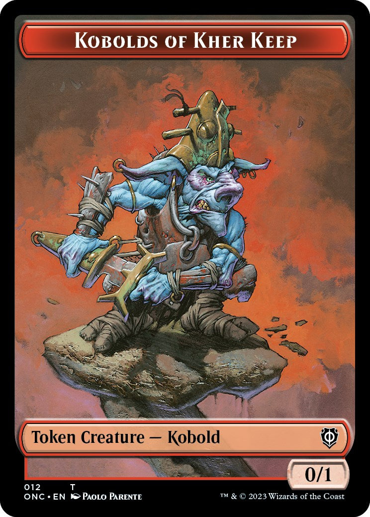 Kobolds of Kher Keep // Dragon Double-Sided Token [Phyrexia: All Will Be One Commander Tokens] | GrognardGamesBatavia