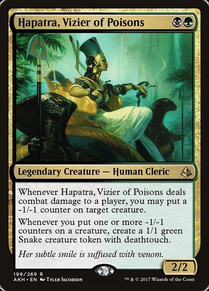 Hapatra, Vizier of Poisons [Amonkhet] | GrognardGamesBatavia