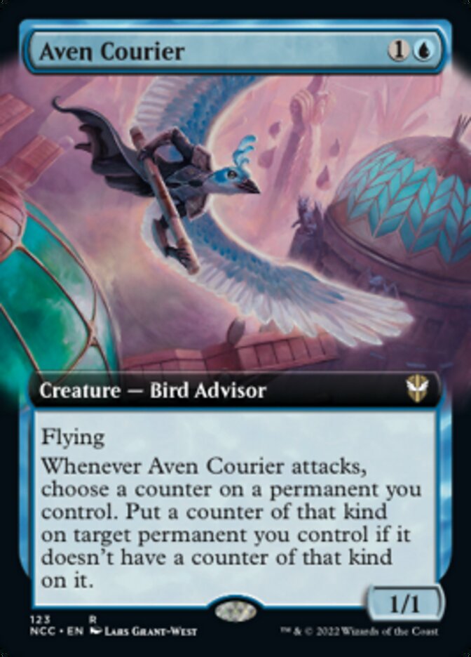 Aven Courier (Extended Art) [Streets of New Capenna Commander] | GrognardGamesBatavia