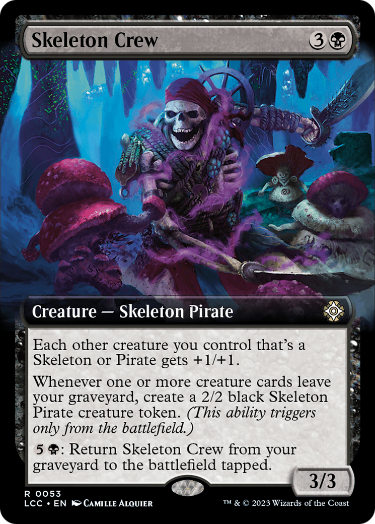 Skeleton Crew (Extended Art) [The Lost Caverns of Ixalan Commander] | GrognardGamesBatavia