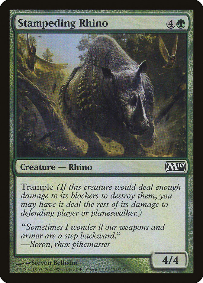 Stampeding Rhino [Magic 2010] | GrognardGamesBatavia