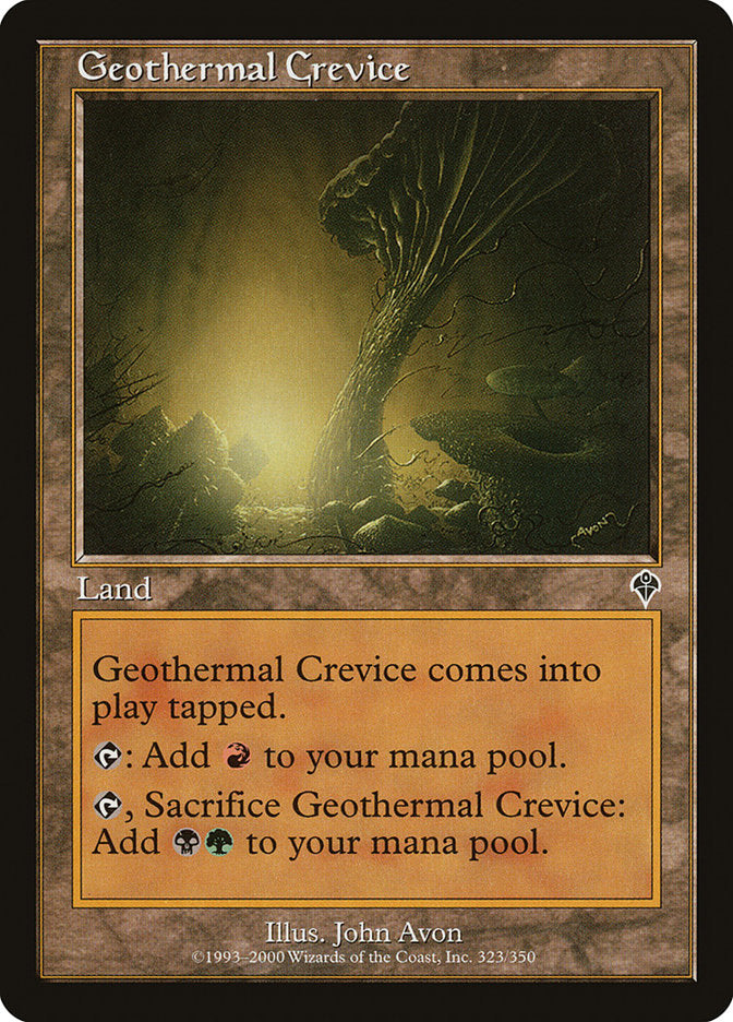 Geothermal Crevice [Invasion] | GrognardGamesBatavia