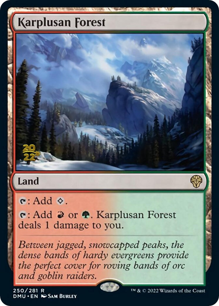 Karplusan Forest [Dominaria United Prerelease Promos] | GrognardGamesBatavia