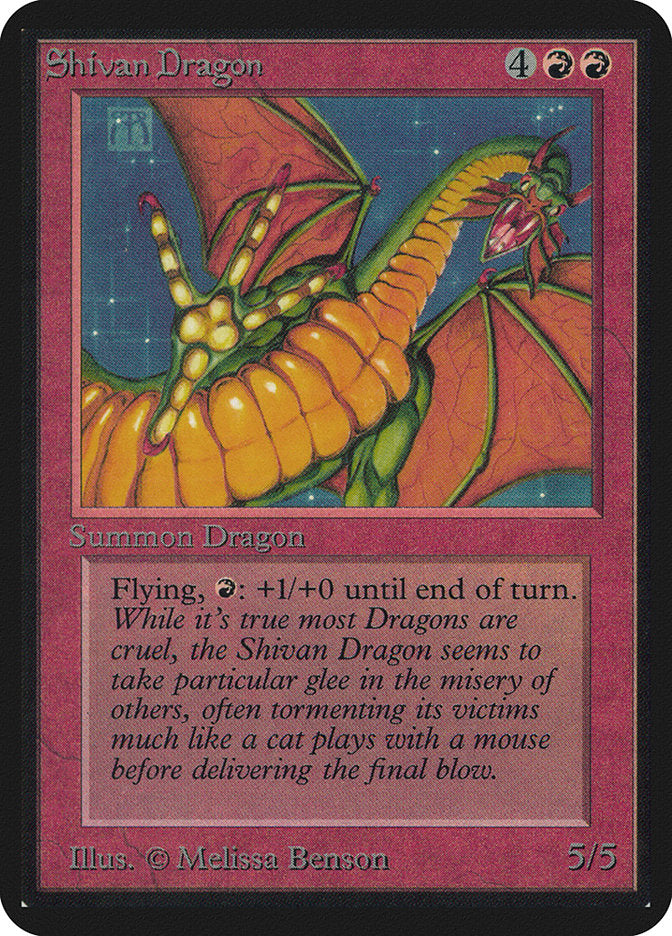 Shivan Dragon [Alpha Edition] | GrognardGamesBatavia