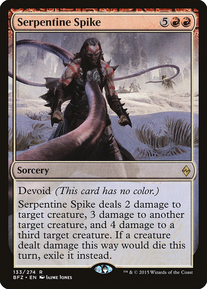 Serpentine Spike [Battle for Zendikar] | GrognardGamesBatavia