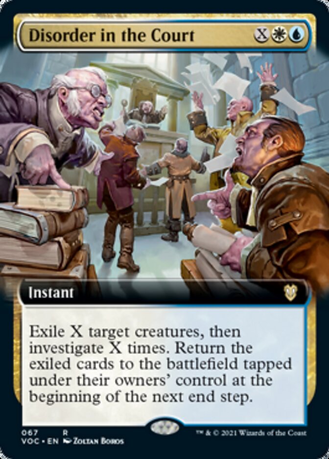 Disorder in the Court (Extended Art) [Innistrad: Crimson Vow Commander] | GrognardGamesBatavia