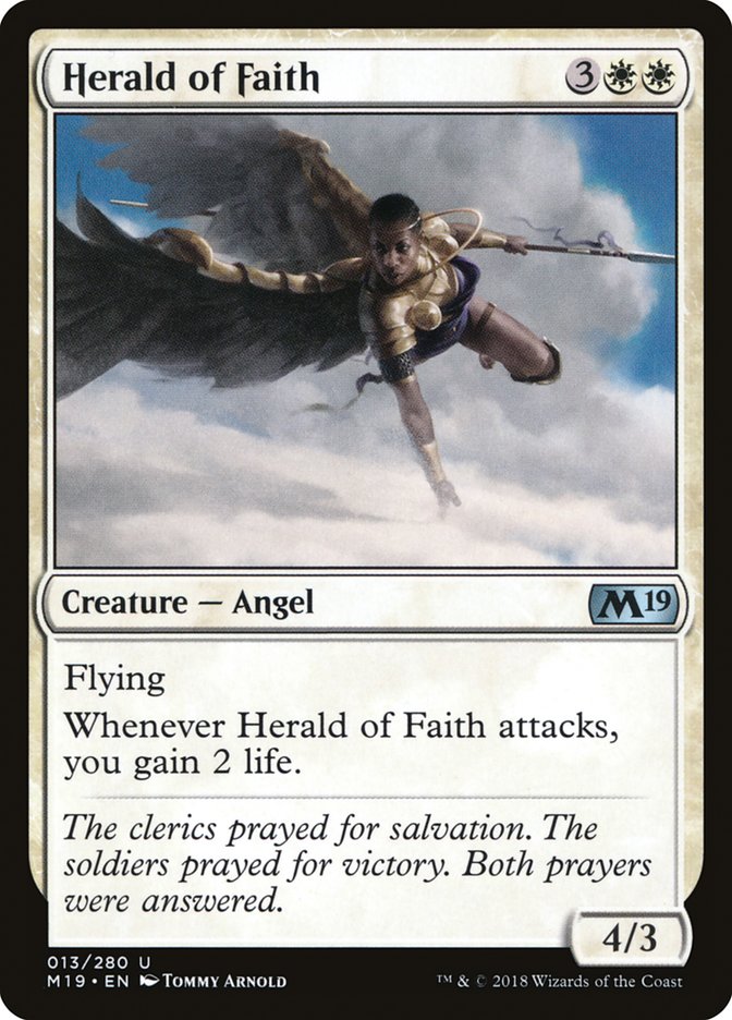 Herald of Faith [Core Set 2019] | GrognardGamesBatavia