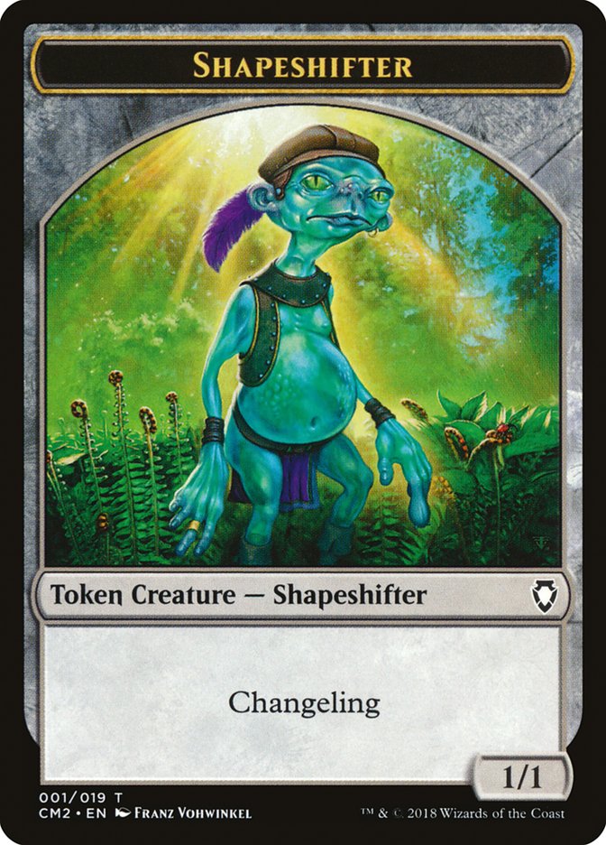 Shapeshifter Token [Commander Anthology Volume II Tokens] | GrognardGamesBatavia