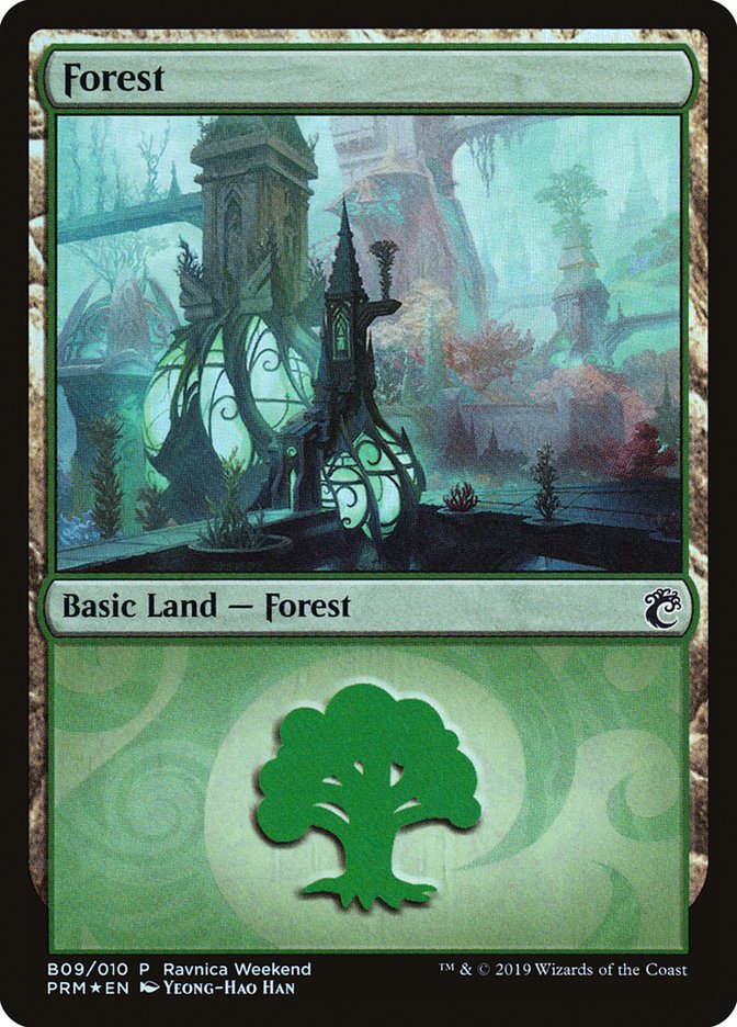 Forest (B09) [Ravnica Allegiance Guild Kit] | GrognardGamesBatavia