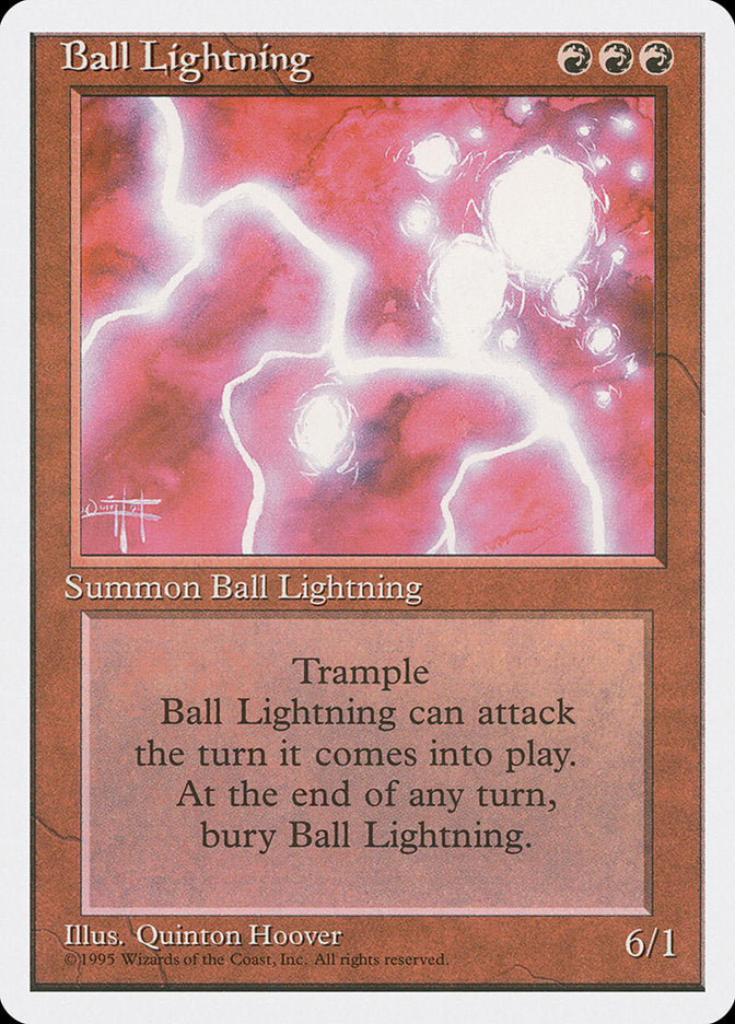 Ball Lightning [Fourth Edition] | GrognardGamesBatavia