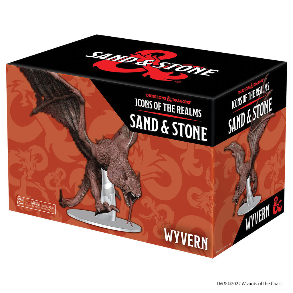 D&D Icons of the Realms Sand and Stone: Wyvern | GrognardGamesBatavia
