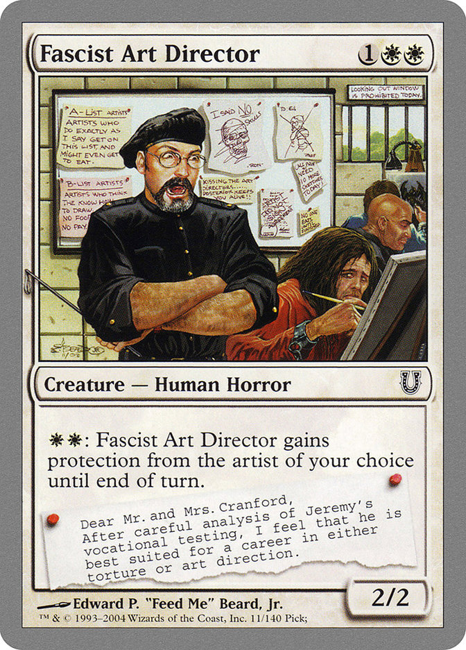 Fascist Art Director [Unhinged] | GrognardGamesBatavia