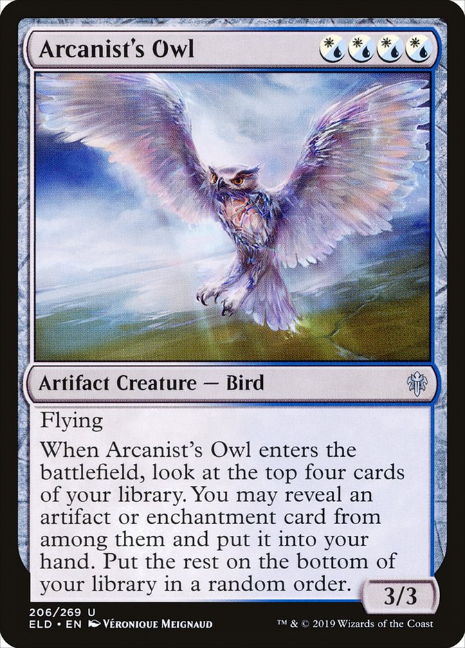Arcanist's Owl [Throne of Eldraine] | GrognardGamesBatavia