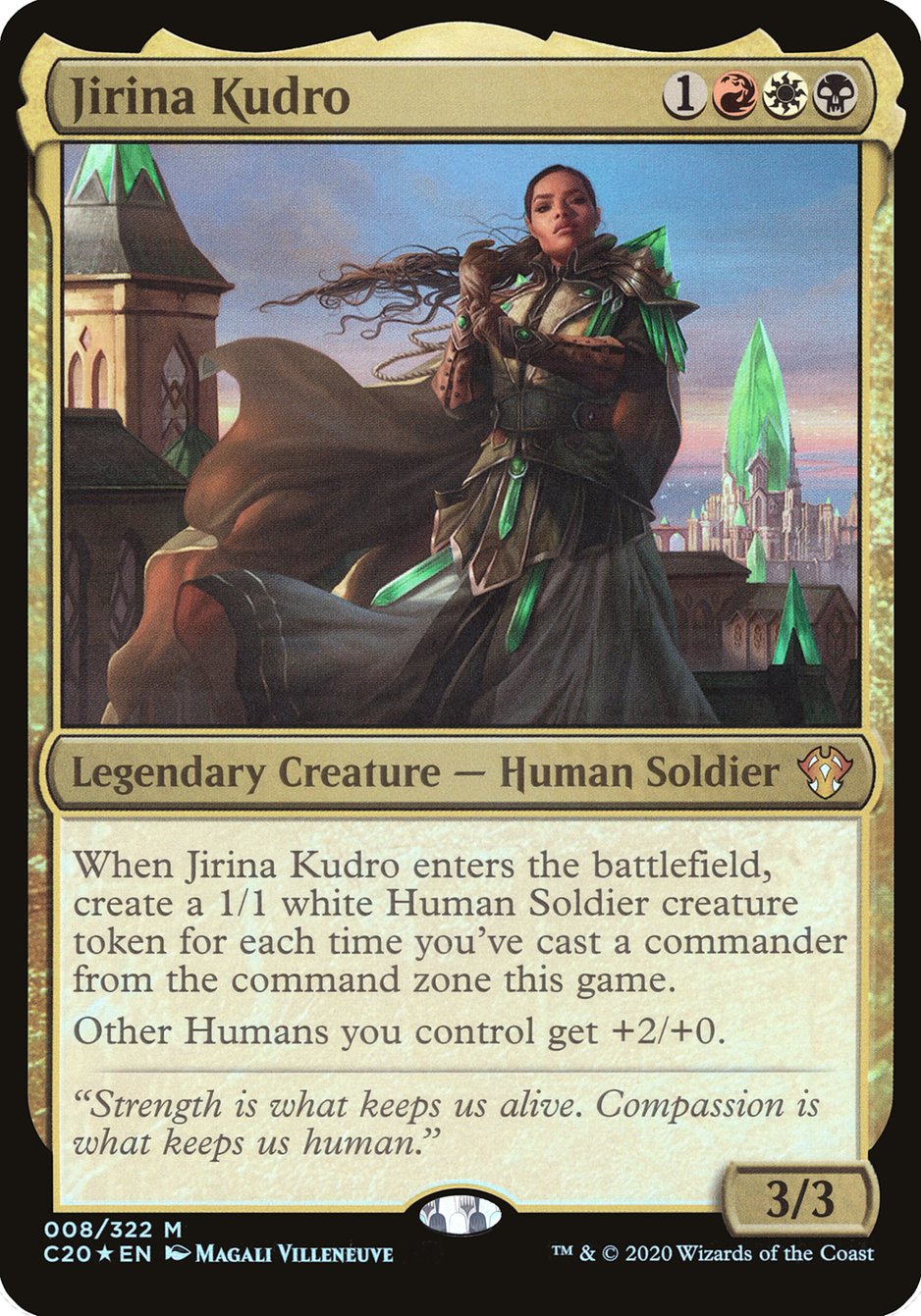 Jirina Kudro (Oversized) [Commander 2020 Oversized] | GrognardGamesBatavia