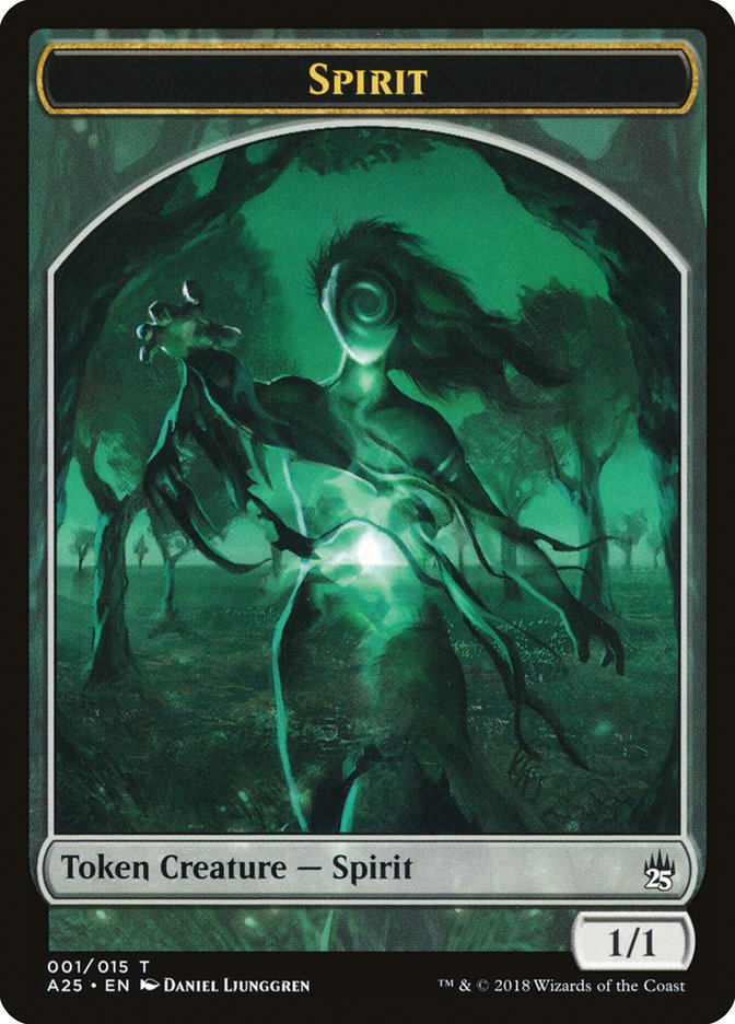 Spirit Token (001/015) [Masters 25 Tokens] | GrognardGamesBatavia