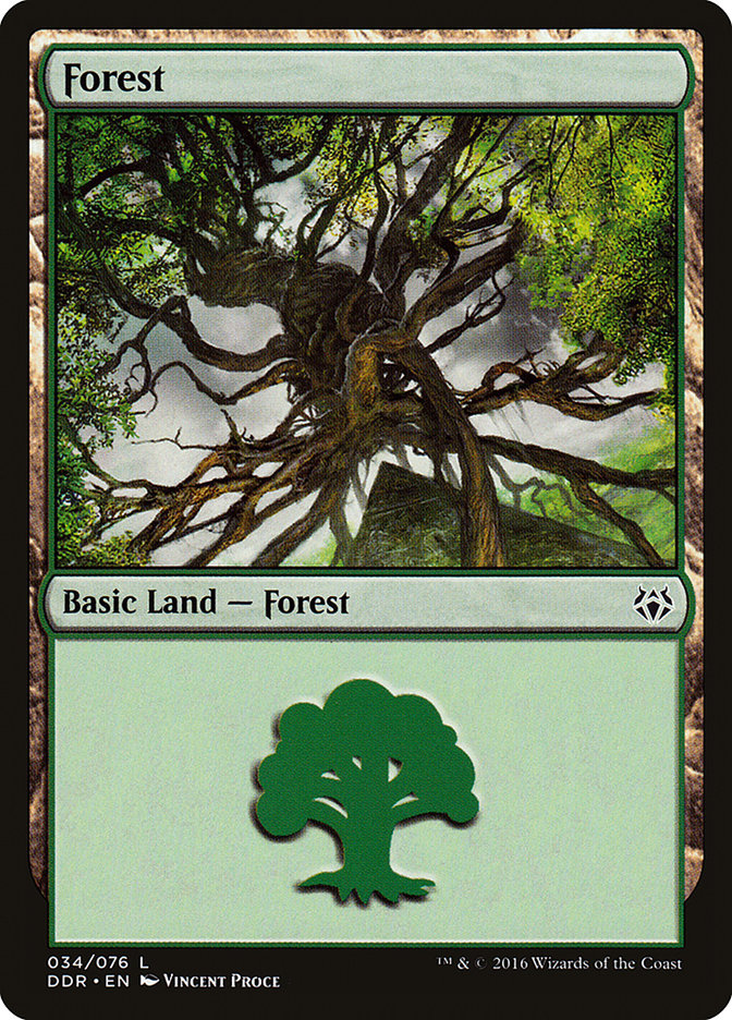 Forest (34) [Duel Decks: Nissa vs. Ob Nixilis] | GrognardGamesBatavia