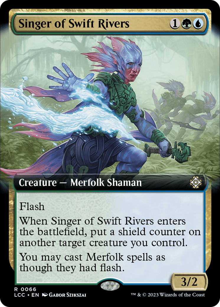 Singer of Swift Rivers (Extended Art) [The Lost Caverns of Ixalan Commander] | GrognardGamesBatavia