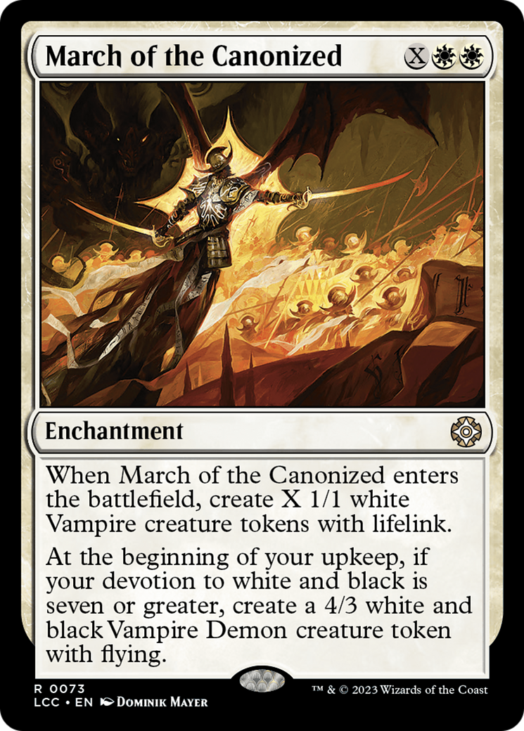 March of the Canonized [The Lost Caverns of Ixalan Commander] | GrognardGamesBatavia