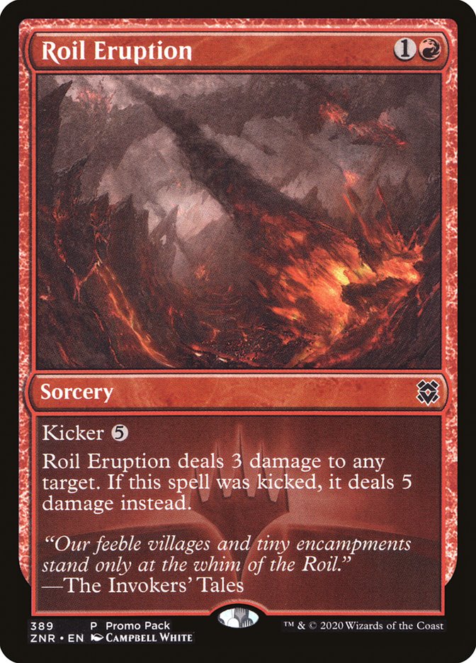 Roil Eruption (Promo Pack) [Zendikar Rising Promos] | GrognardGamesBatavia