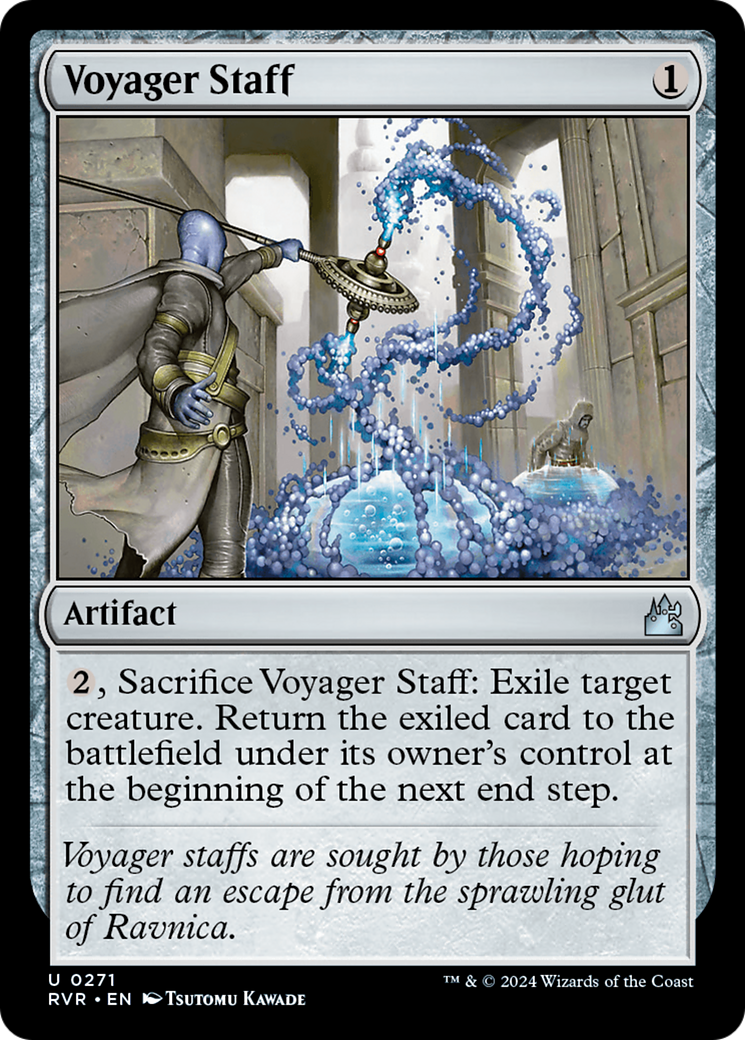 Voyager Staff [Ravnica Remastered] | GrognardGamesBatavia