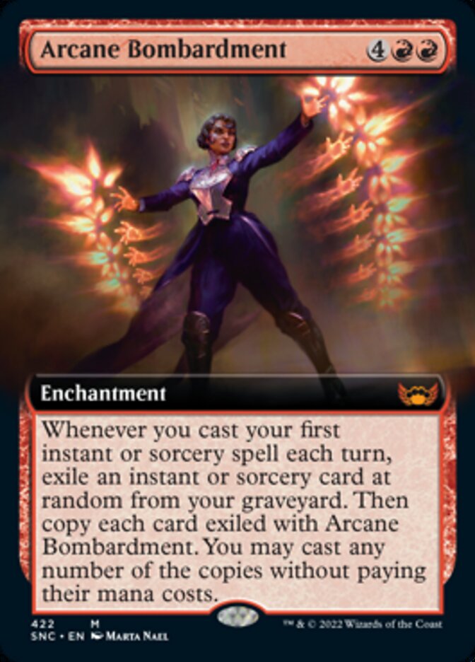 Arcane Bombardment (Extended Art) [Streets of New Capenna] | GrognardGamesBatavia