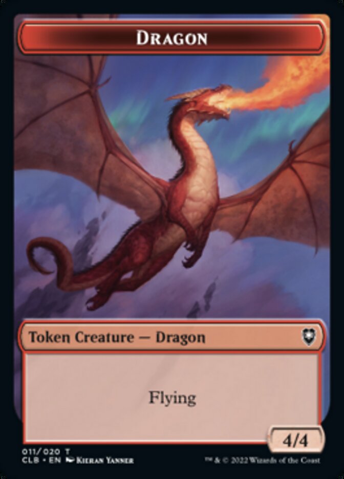 Dragon Token [Commander Legends: Battle for Baldur's Gate Tokens] | GrognardGamesBatavia