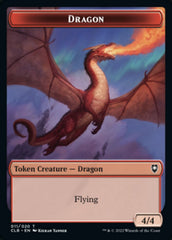 Treasure // Dragon Double-Sided Token [Commander Legends: Battle for Baldur's Gate Tokens] | GrognardGamesBatavia