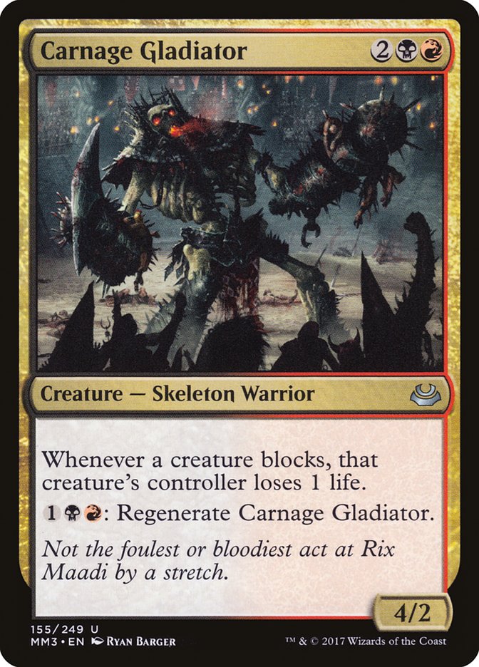 Carnage Gladiator [Modern Masters 2017] | GrognardGamesBatavia