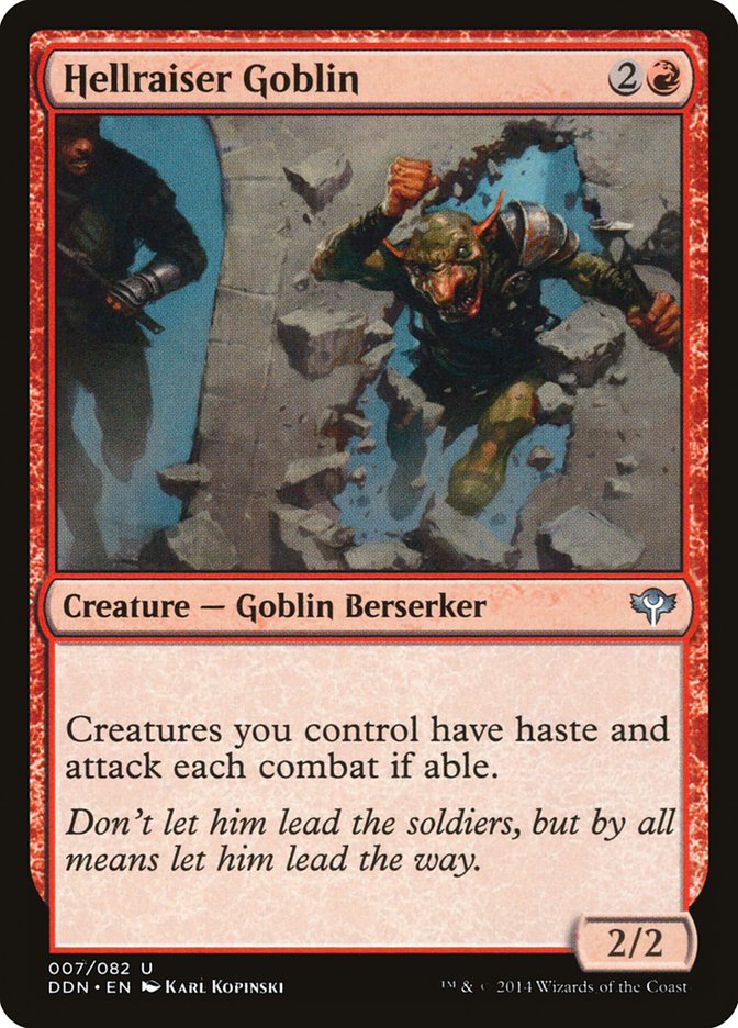 Hellraiser Goblin [Duel Decks: Speed vs. Cunning] | GrognardGamesBatavia