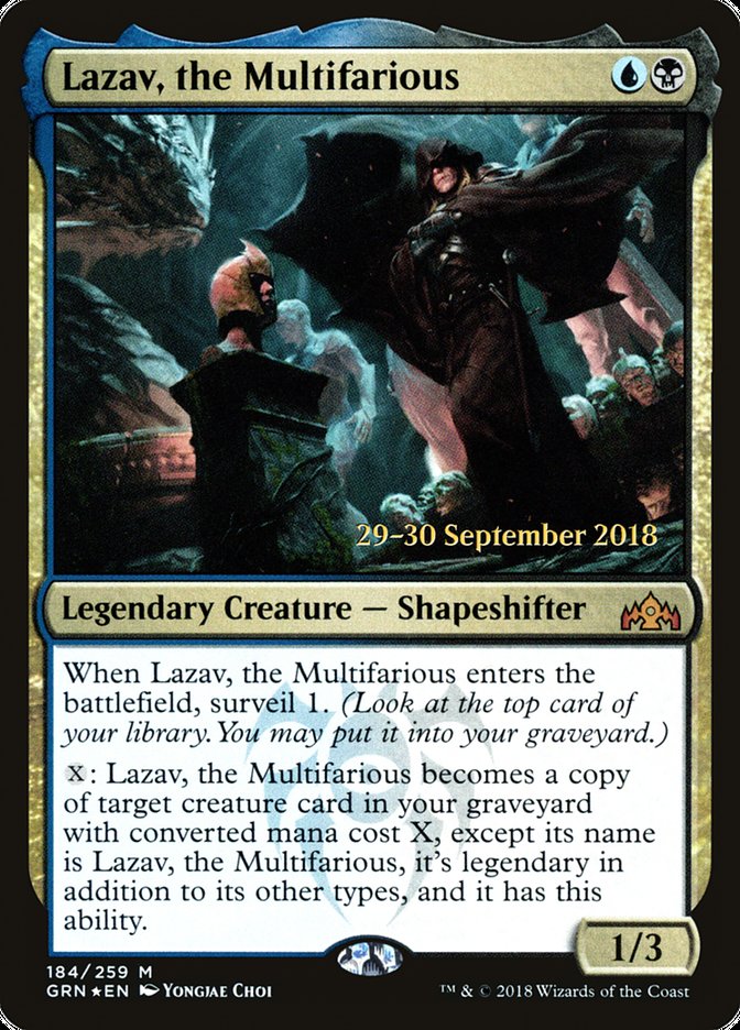 Lazav, the Multifarious [Guilds of Ravnica Prerelease Promos] | GrognardGamesBatavia