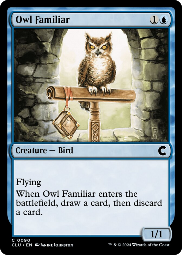 Owl Familiar [Ravnica: Clue Edition] | GrognardGamesBatavia