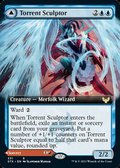 Torrent Sculptor // Flamethrower Sonata (Extended Art) [Strixhaven: School of Mages] | GrognardGamesBatavia