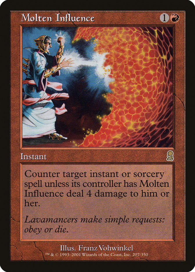 Molten Influence [Odyssey] | GrognardGamesBatavia