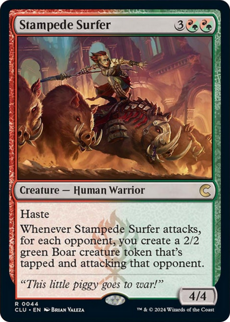 Stampede Surfer [Ravnica: Clue Edition] | GrognardGamesBatavia