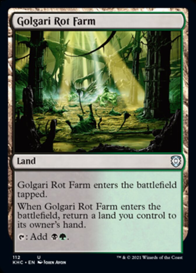 Golgari Rot Farm [Kaldheim Commander] | GrognardGamesBatavia