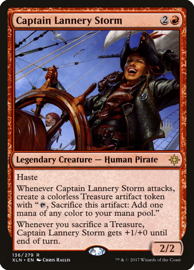 Captain Lannery Storm (Promo Pack) [Ixalan Promos] | GrognardGamesBatavia