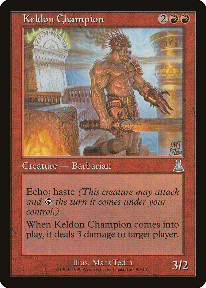 Keldon Champion [Urza's Destiny] | GrognardGamesBatavia