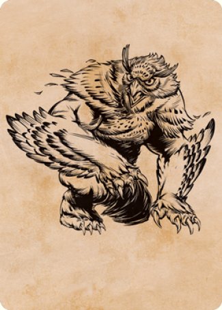 Owlbear (Showcase) Art Card [Dungeons & Dragons: Adventures in the Forgotten Realms Art Series] | GrognardGamesBatavia