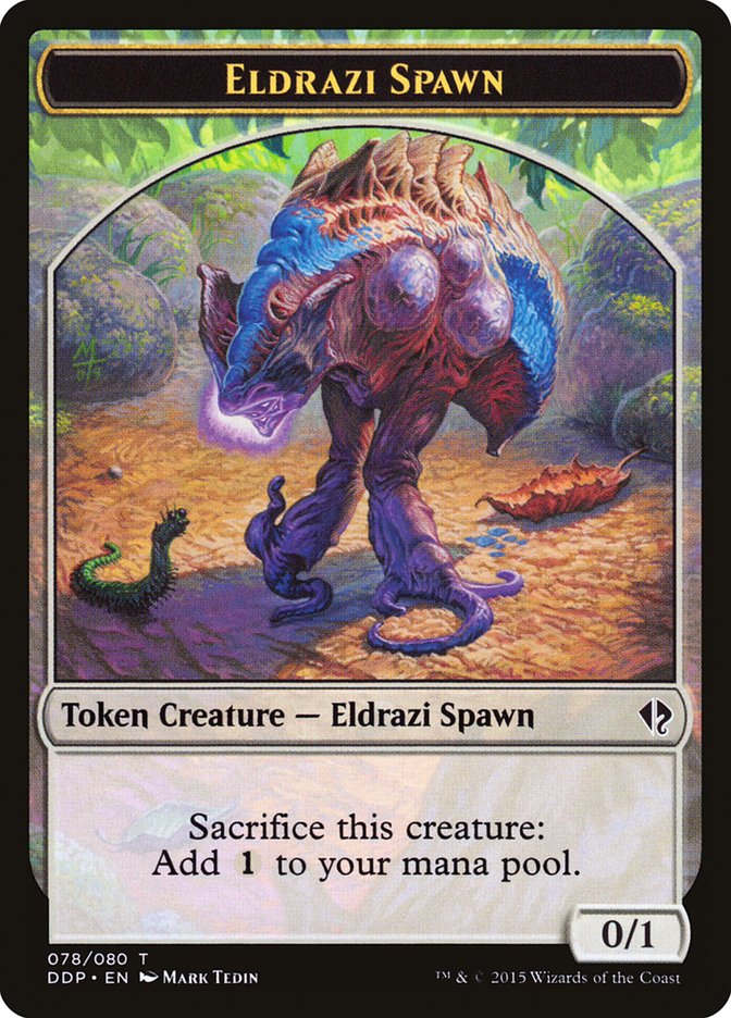 Eldrazi Spawn Token (078/080) [Duel Decks: Zendikar vs. Eldrazi] | GrognardGamesBatavia