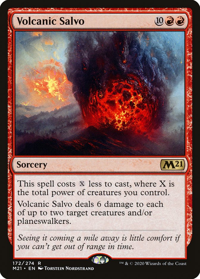 Volcanic Salvo [Core Set 2021] | GrognardGamesBatavia