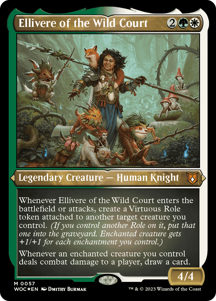 Ellivere of the Wild Court (Display Commander) [Wilds of Eldraine Commander] | GrognardGamesBatavia